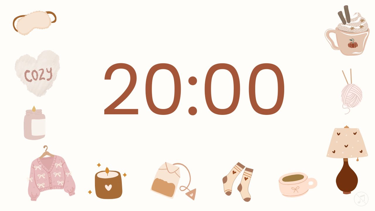 20 Minutes Countdown Timer - No music | Focus | Study | Reflection ...