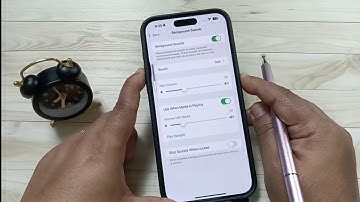 iPhone 16/16 Pro Max - How To Turn Background Noise On & Off On iPhone 16/16 Pro Max