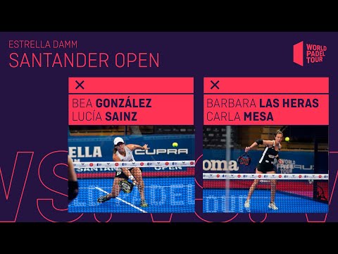 Resumen Cuartos de Final González/Sainz Vs Las Heras/Mesa Estrella Damm Santander Open