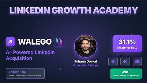 Video 5 - Smart scheduling & safe automation