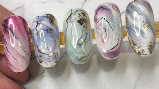 Marble nails in 1 minute