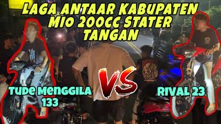 LAGA PANAS MIO 200cc‼️ Tude Menggila VS Rival ‼️#balapbali #mio200cc #balapliar #mioproper