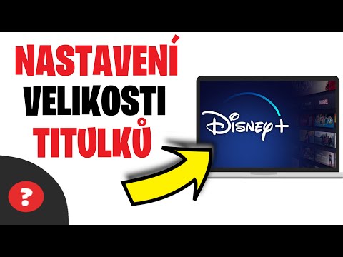 Jak NASTAVIT VELIKOST TITULKŮ v DISNEY+ | Návod | PC / Disney plus