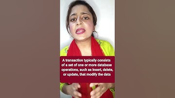 What is transaction in database | How transactions works in a database? #shorts