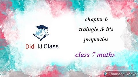 Chapter 6 traingle & it