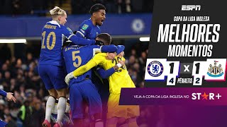Thumbnail for CHELSEA EMPATA NOS ACRÉSCIMOS, VENCE O NEWCASTLE NOS PÊNALTIS E VAI ÀS SEMIS DA COPA DA LIGA INGLESA