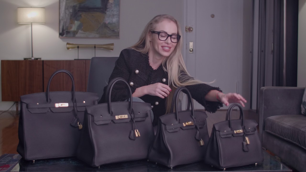 Sizes for Hermes Birkin Handbags - YouTube