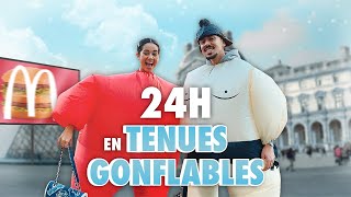 ON PASSE LA JOURNÉE EN TENUES GONFLABLES feat. Johan Papz || Léna Situations