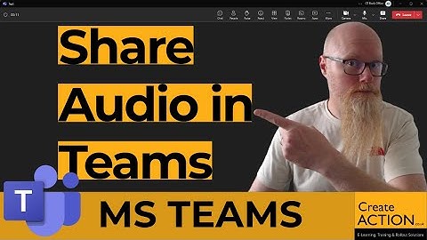 Share Screen with Sound in TEAMS