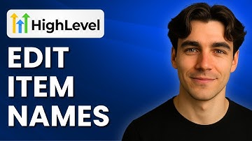 How to Edit Menu Item Names In GoHighLevel (Tutorial 2025)