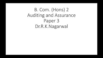 Verification of Assets and Liabilities