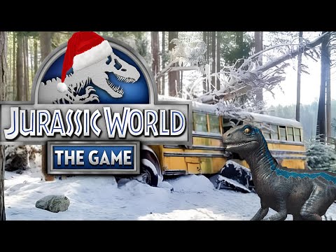 Видео: Jurassic World the game- Новогодняя Бета