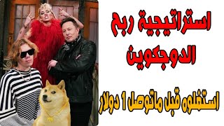 صاروخ الدوجكوين | استراتيجية قوية ربح الدوجكوين | الربح من الانترنت ( Dogecoin to the moon )