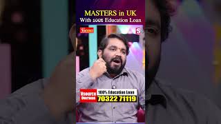 100% Education Loan తో Abroad లో Masters | #UKmaster | #AI #BTech | VSource | #uk