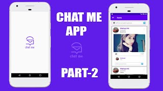Chat me App - 02- Design Splash Screen - Social Networking App screenshot 4