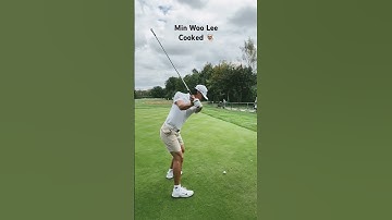 Min Woo Lee 2 iron stinger 🔥 #golf #golfswing #golfer #golfing