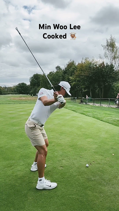 Min Woo Lee 2 iron stinger 🔥 #golf #golfswing #golfer #golfing
