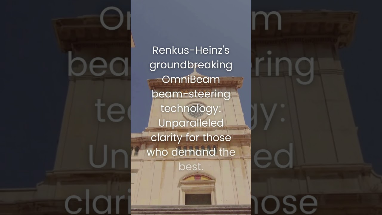 Renkus-Heinz's  has secured its position as one of the top five products for church installations.