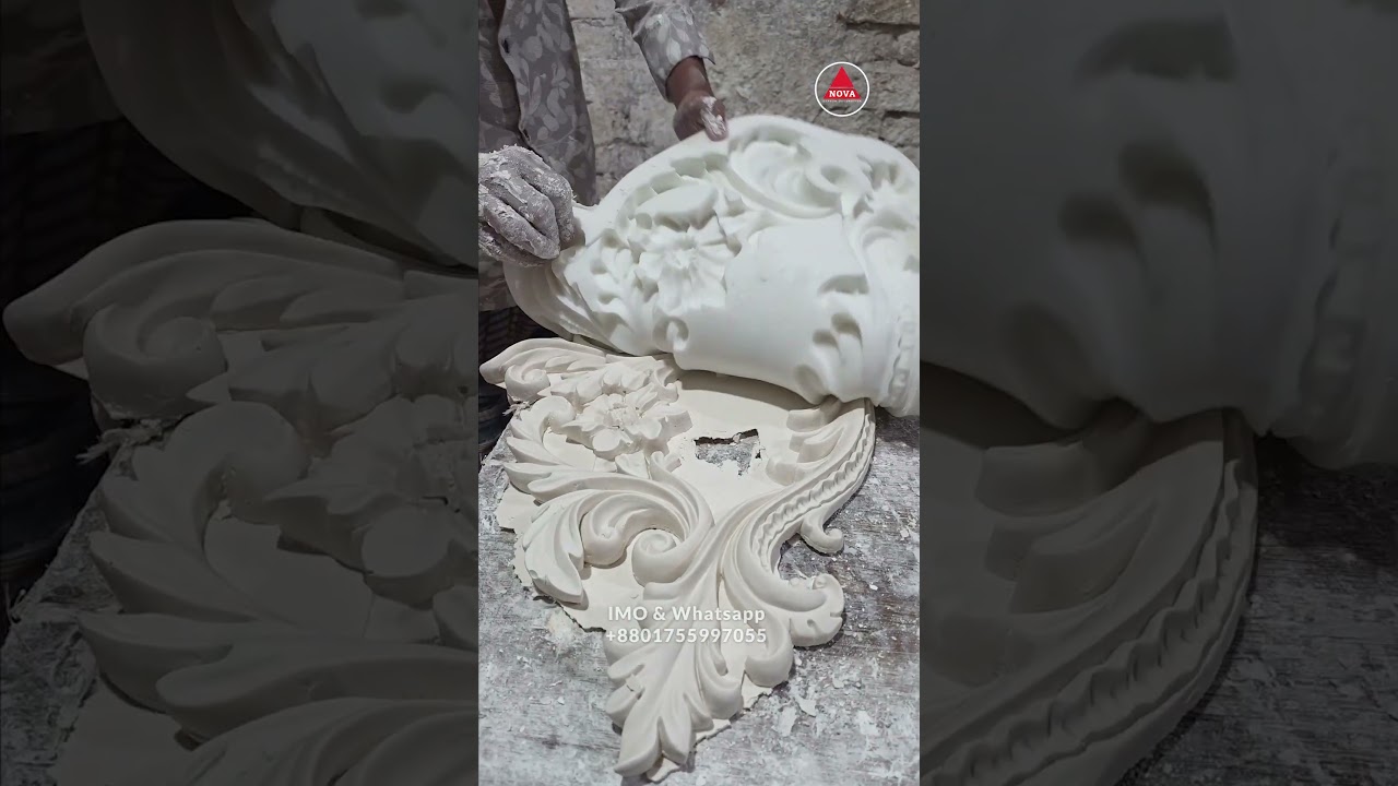 Luxury Vine Gypsum Design | Elegant Wall & Ceiling Decoration