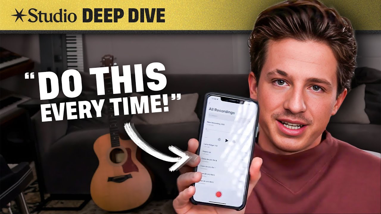 Outline Video Charlie Puth’s 5 BEST Songwriting Tips | Studio Deep Dive