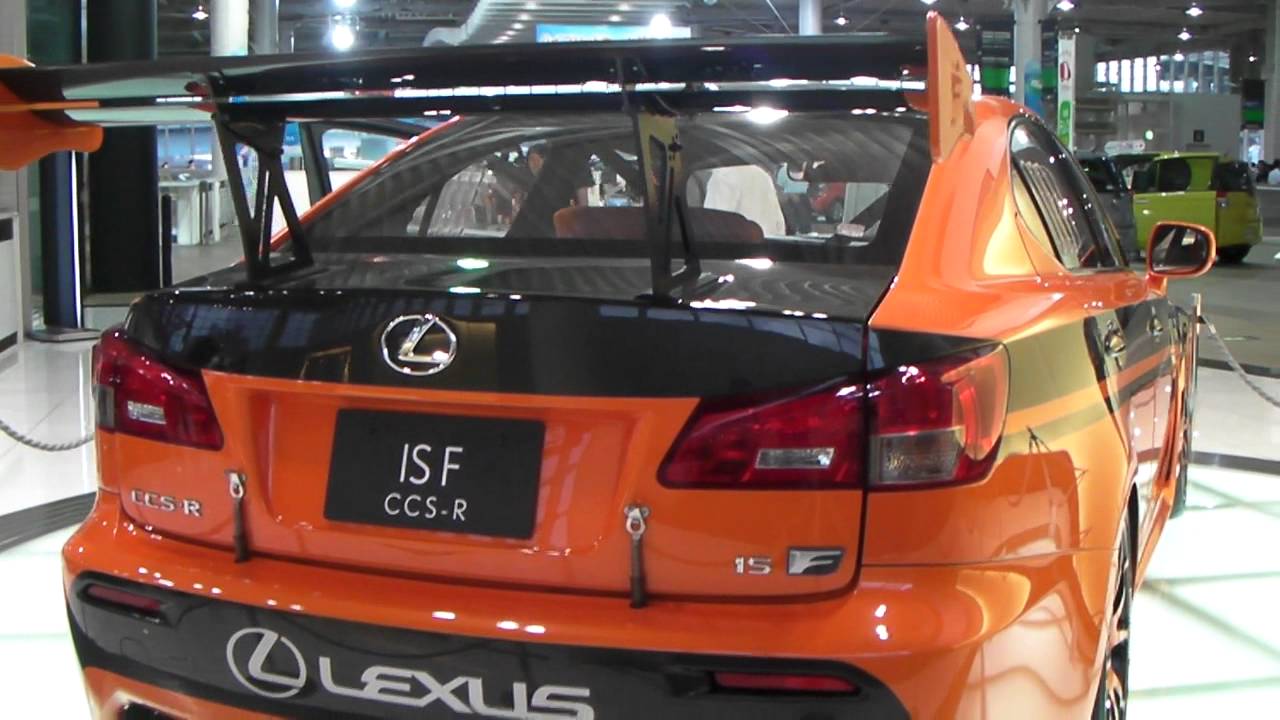 LEXUS IS F CCS-R @MEGA WEB Tokyo - YouTube