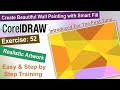 How to Create Beautiful Wall Painting Using Smart Fill Tool in Corel Draw Exercise No. 52 | YN Tutor