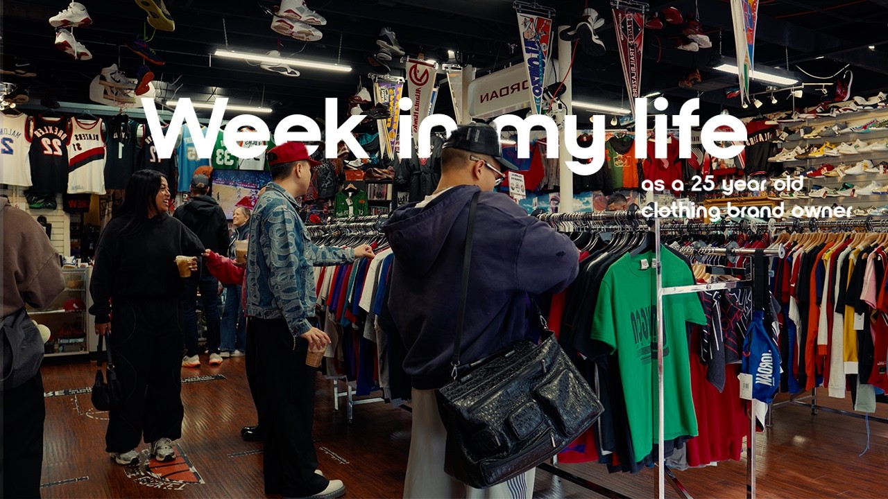 Неделя из жизни 25-летнего владельца бренда одежды | Шопинг в Портленде, TMLSSFRVR DROP, новый бренд
