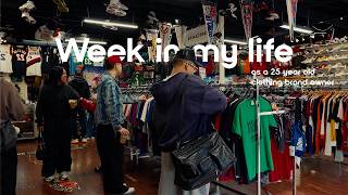 Week in the life as a 25 year clothing brand owner | Portland shopping, TMLSSFRVR DROP, new brand