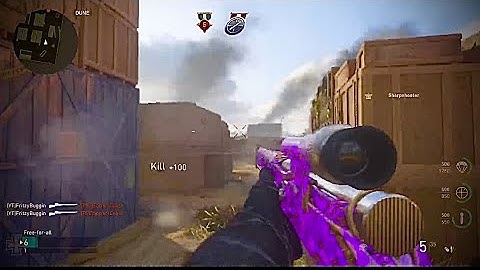 1v1 quick-scope battle w/ the Type 38 on Shipment in Call of Duty: WW2