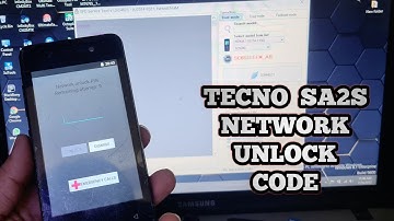 Tecno SA2S Network Unlock Code | Tecno SA2S Network Problem Fixed