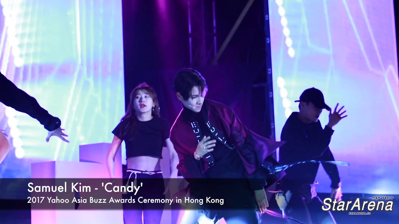 Samuel Kim performs 'Sixteen' and 'Candy' at 2017 Yahoo Buzz Awards Ceremony in Hong Kong