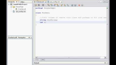 Create New Project OPS IDL Builder