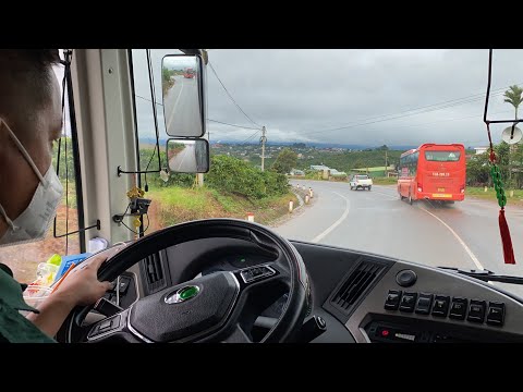 Video Xe Phương Trang 51B-287.57 qua Di Linh || Quốc lộ 20,... - youtube