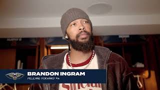 Brandon Ingram | Pelicans-Pacers Postgame Interview 3\/1\/2024