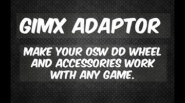 GIMX usb adaptor ,  make your osw / simucube emulate a logitech wheel