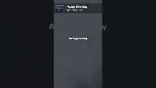 Happy Birthday  The Click Five  song s songs spotify