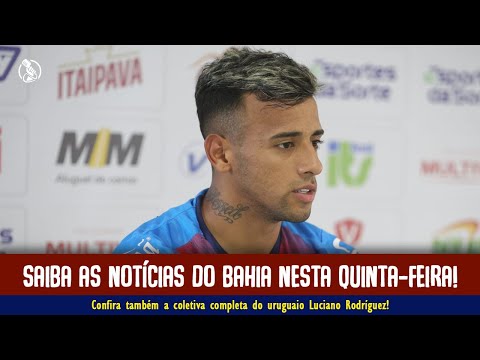 COMO FOI O TREINO HOJE? CONFIRA AS NOTÍCIAS DO BAHIA NESTA QUINTA-FEIRA! FALA, LUCHO!