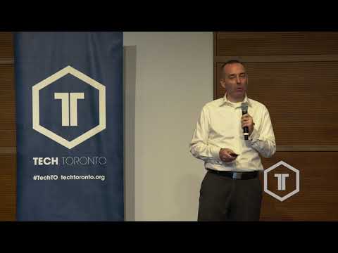 David Spencer on the TechTO stage