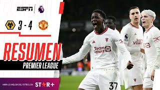 Thumbnail for ¡LOS DIABLOS ROJOS Y UN TRIUNFAZO NIVEL PREMIER LEAGUE! Wolves 3-4 Manchester United | RESUMEN