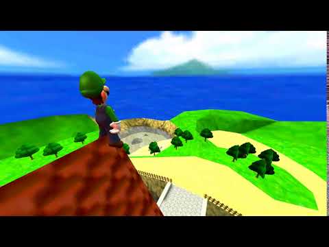 Luigi having a beautiful view of the Mushroom Kingdom! - Luigi having a beautiful view of the Mushroom Kingdom!
