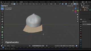 BASEBALL CAP 3D MODELLING IN BLENDER