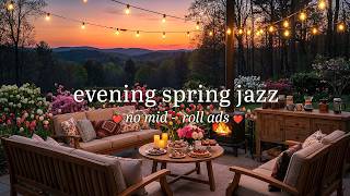 (NO MID-ROLL ADS) Cozy Evening Spring Jazz - Calm Coffee Piano Ambience for Productivity screenshot 5