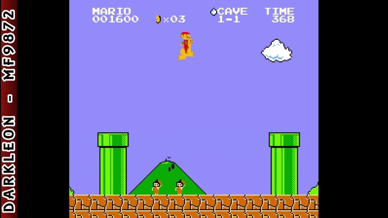 NES - Mario's Stoneage Adventure - [SMB1 Hack]