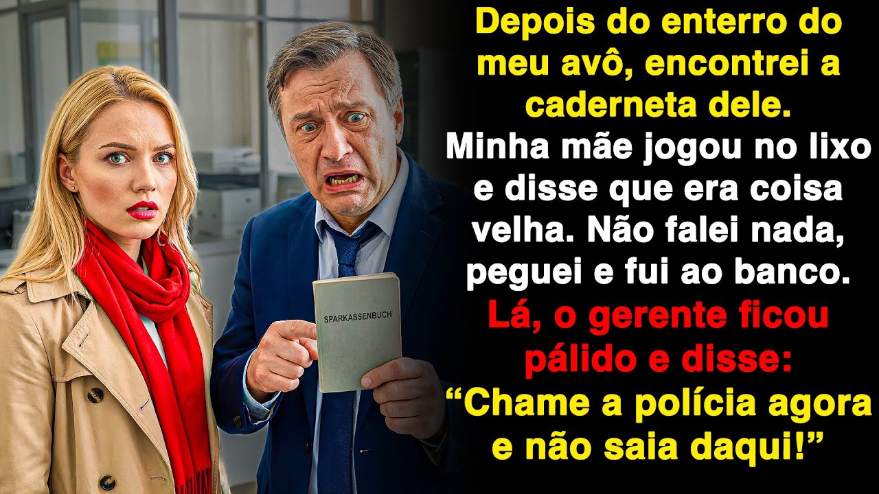 Minha mãe jogou fora o caderno do meu avô, dizendo que não valia nada. Quando o gerente do banco