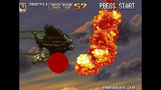 Metal Slug 5 (Long-Play) (Hacked Version) (Weapons Big Flame Shot With Infinite Ammo)