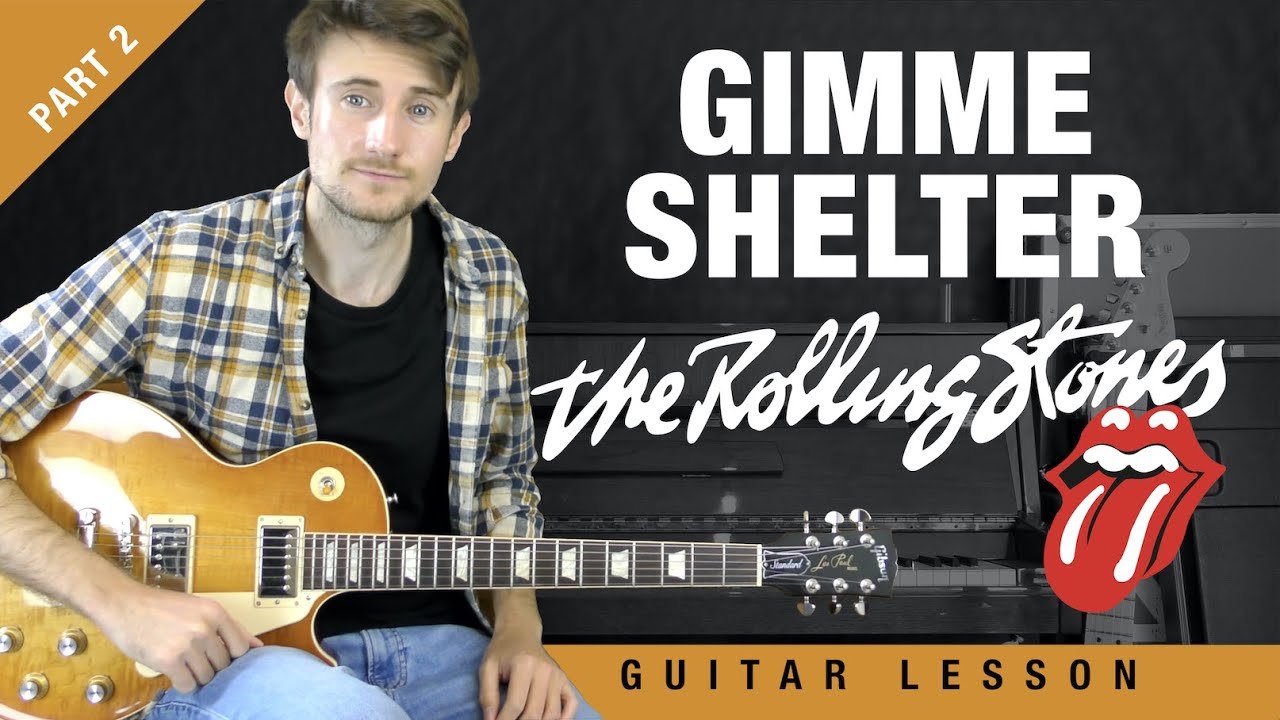 Gimme Shelter The Rolling Stones Guitar Tutorial + Lesson (Part 2