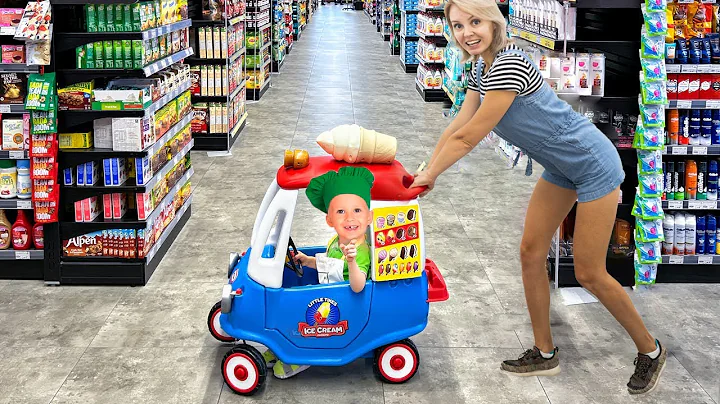 Mike and Vera  try to find healthy ice cream in supermarket