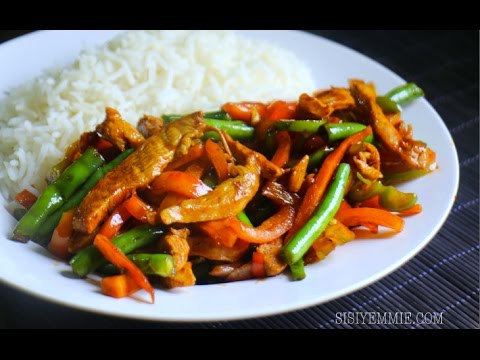 CHICKEN AND VEGGIE STIR FRY RECIPE