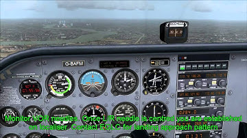 FSX IFR Flight and ILS Approach Simple Guide