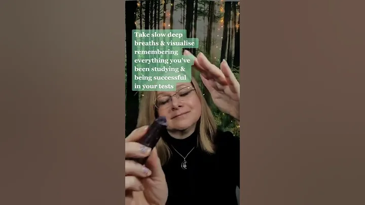 Reiki for studying & good grades. Asmr fluorite crystal healing #shorts